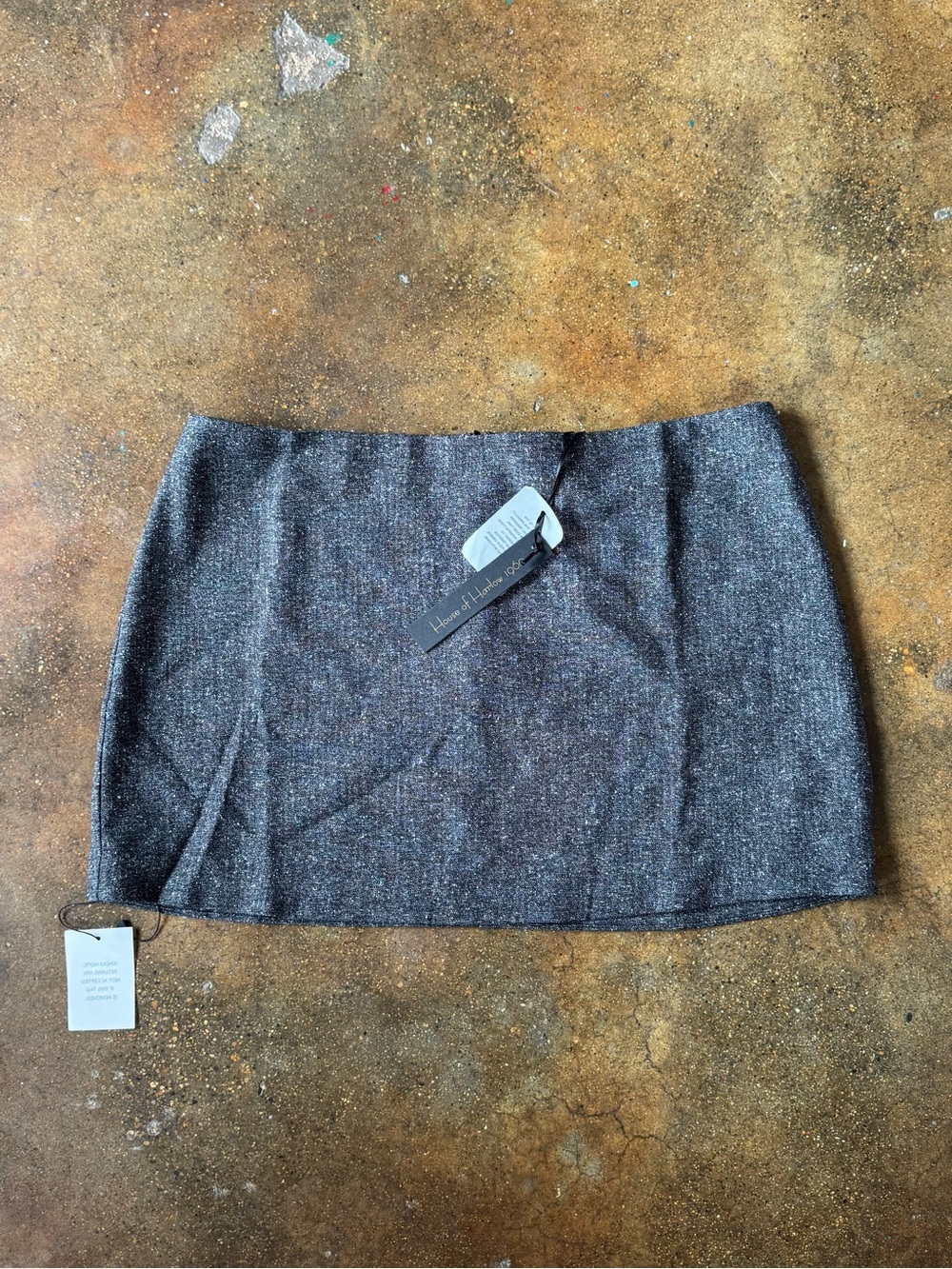 House of Harlow 1960 Grey Speckled Mini Skirt